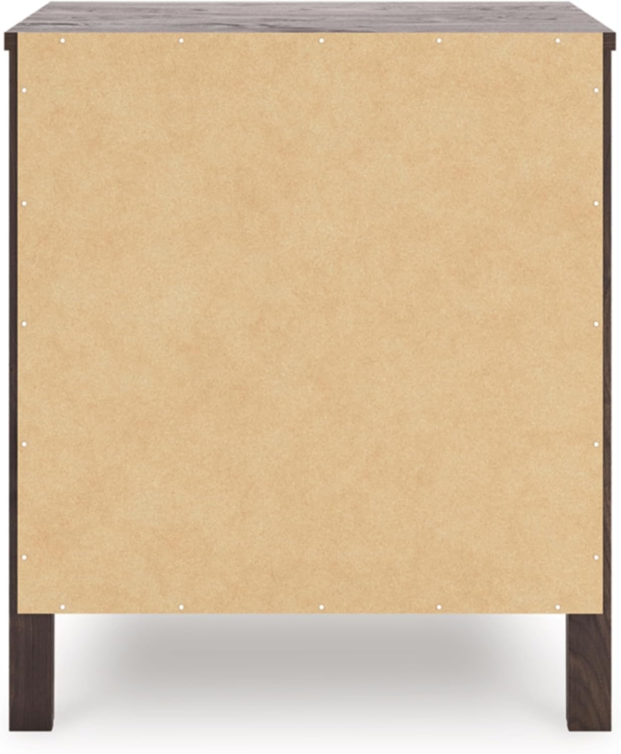 image:imageSignature Design by Ashley Calverson Rustic 2Drawer Nightstand with Storage and Bar Pulls Dark BrownMocha