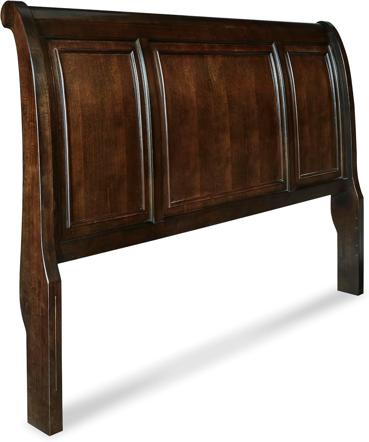 image:imageSignature Design by Ashley Robbinsdale Mirrored Vanity with Bench 52 Inch Antique White Makeup Desk Casual Wood Dressing Table for Bedroom StorageDark Brown