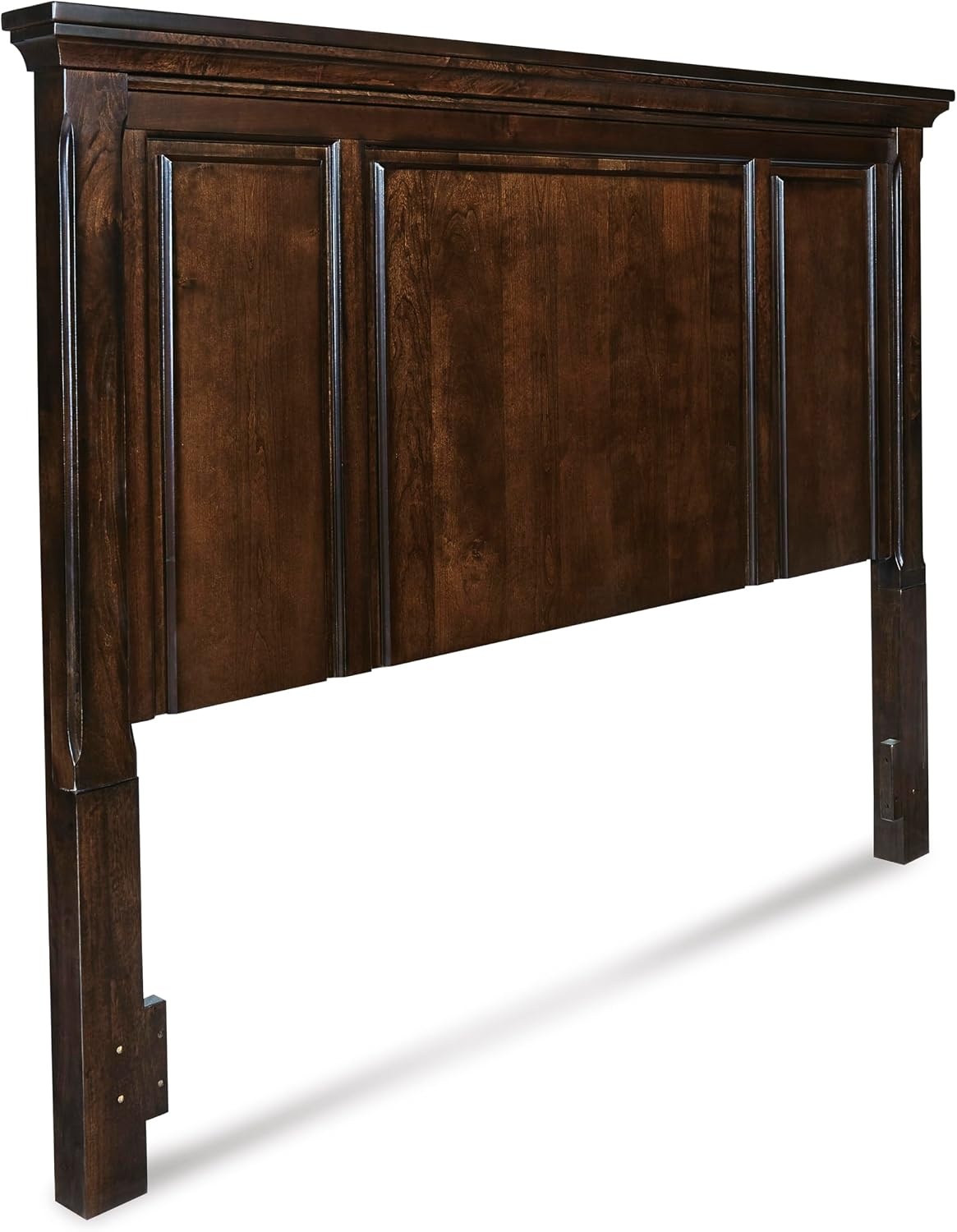 image:imageSignature Design by Ashley Robbinsdale Mirrored Vanity with Bench 52 Inch Antique White Makeup Desk Casual Wood Dressing Table for Bedroom StorageRustic Brown