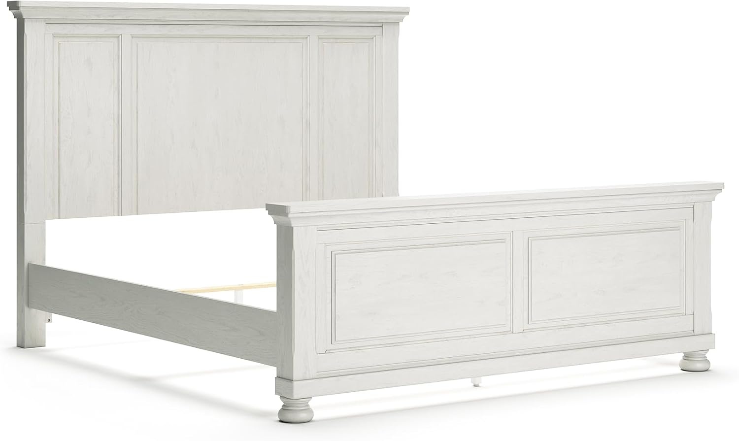 image:imageSignature Design by Ashley Robbinsdale Mirrored Vanity with Bench 52 Inch Antique White Makeup Desk Casual Wood Dressing Table for Bedroom StorageWhitewash