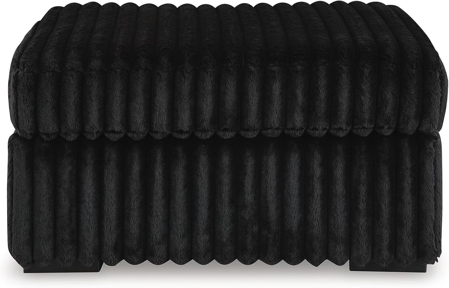 image:imageSignature Design by Ashley MidnightMadness Casual Upholstered Oversized Accent Ottoman Black