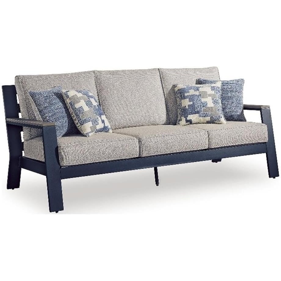 image:imageSignature Design by Ashley Bayou Clay Outdoor Sofa with Cushion