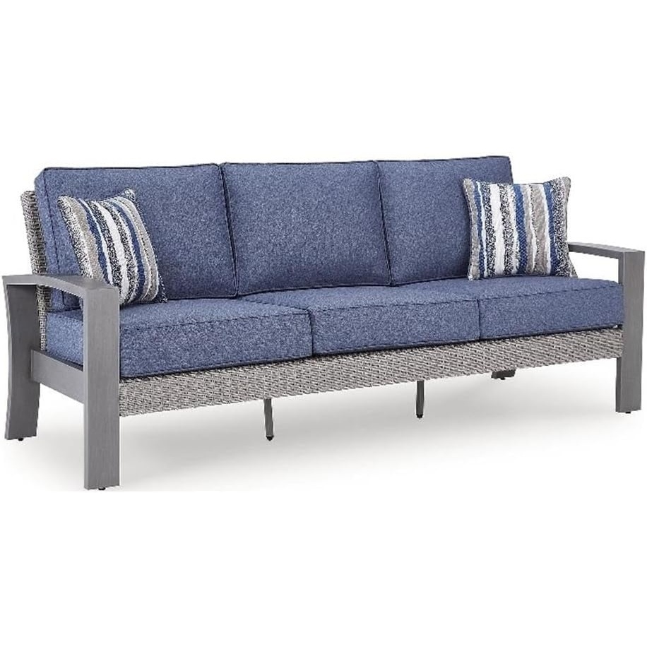 image:imageSignature Design by Ashley Gale Limestone Outdoor Sofa with Cushion