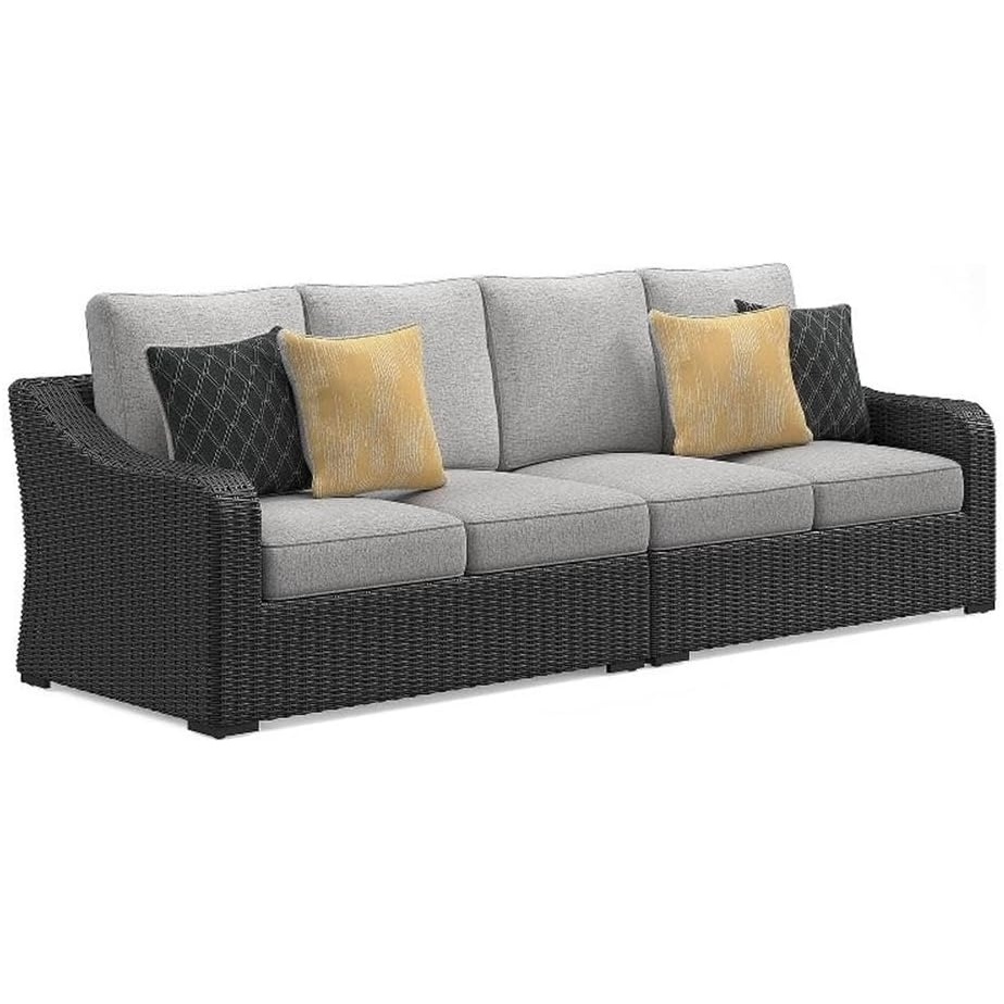 image:imageSignature Design by Ashley Isopleth 2Piece Outdoor Loveseat with Cushion