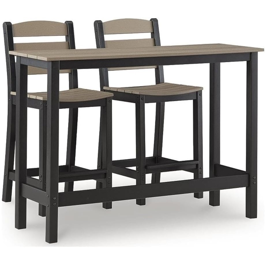 image:imageSignature Design by Ashley Kelp Quill Outdoor Counter Table and 2 Barstools
