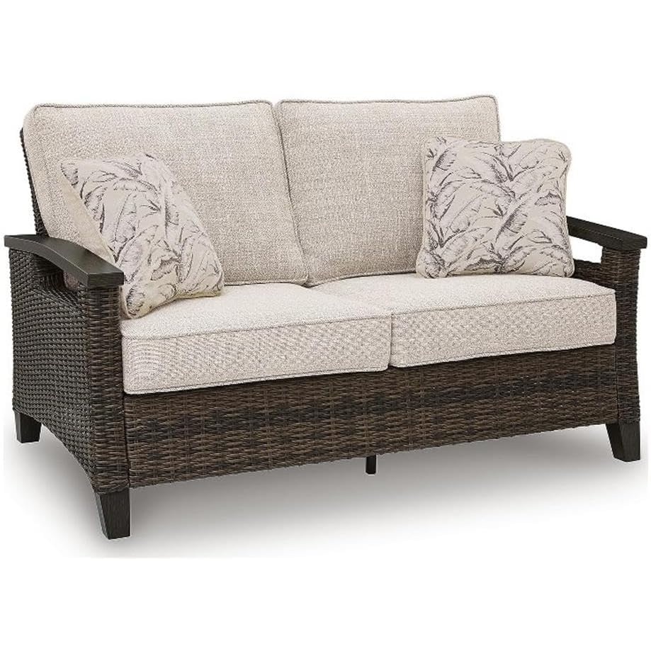 image:imageSignature Design by Ashley Pinecone Vale Outdoor Loveseat with Cushion
