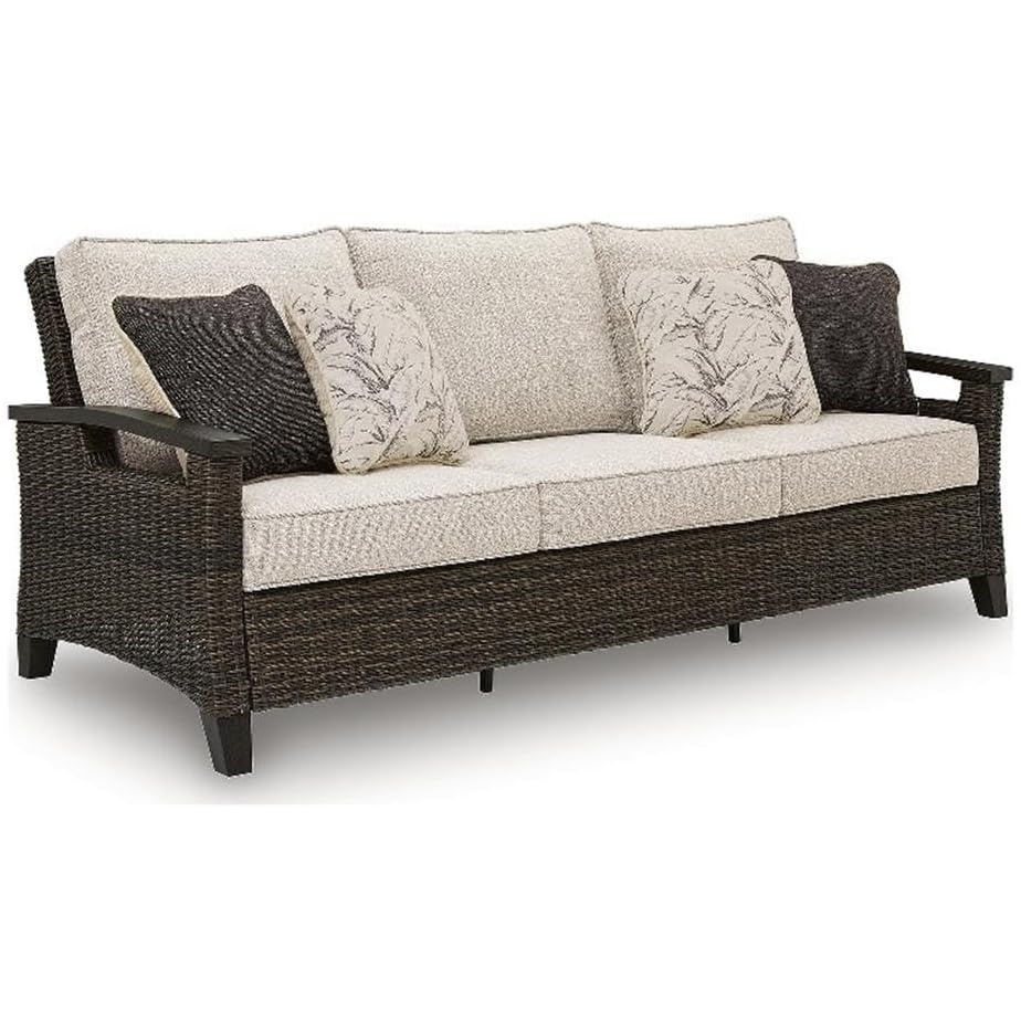 image:imageSignature Design by Ashley Pinecone Vale Outdoor Sofa with Cushion
