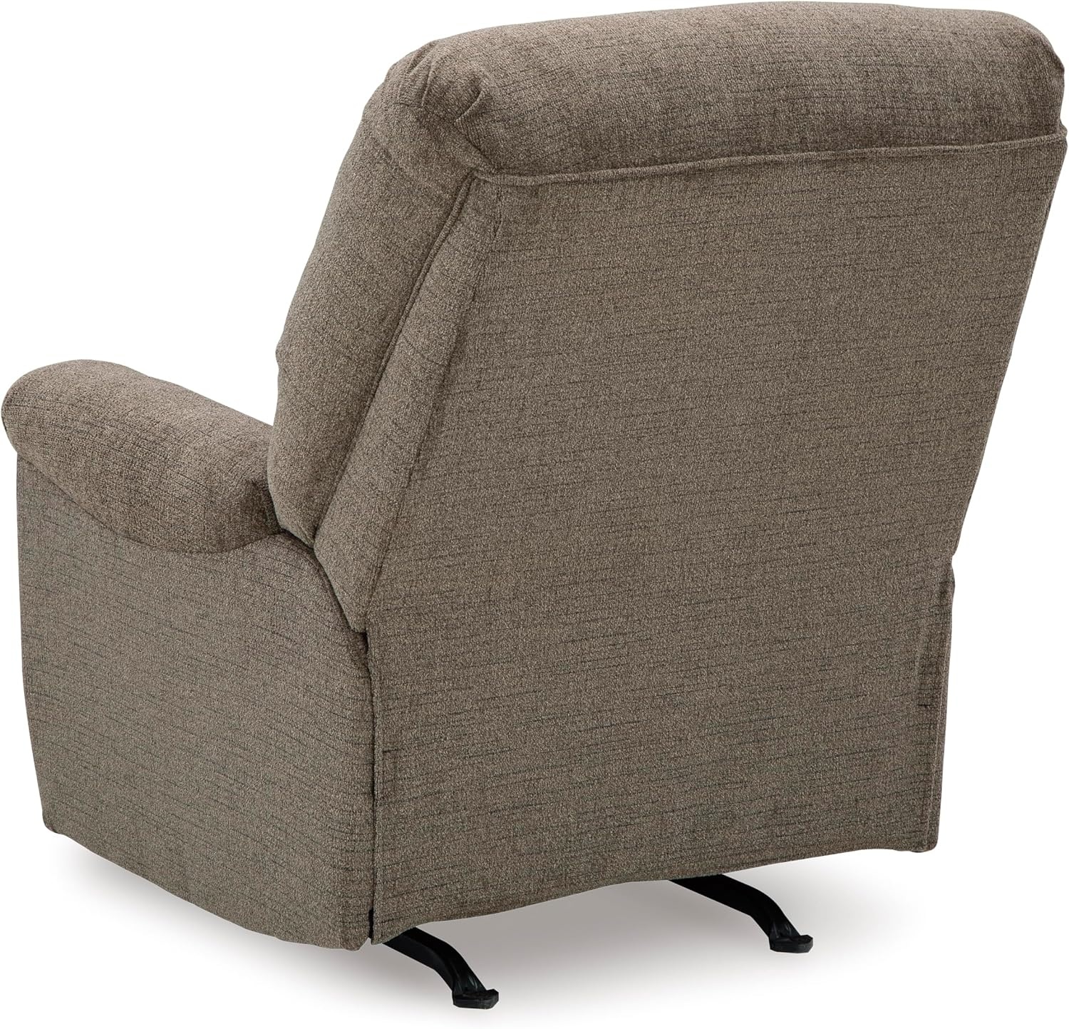 image:imageSignature Design by Ashley Stonemeade Rocker Recliner Chair Manual Pull Motion Polyester Chenille Upholstery Cozy Seating for Living Rooms 33 W Nutmeg BrownDark Brown