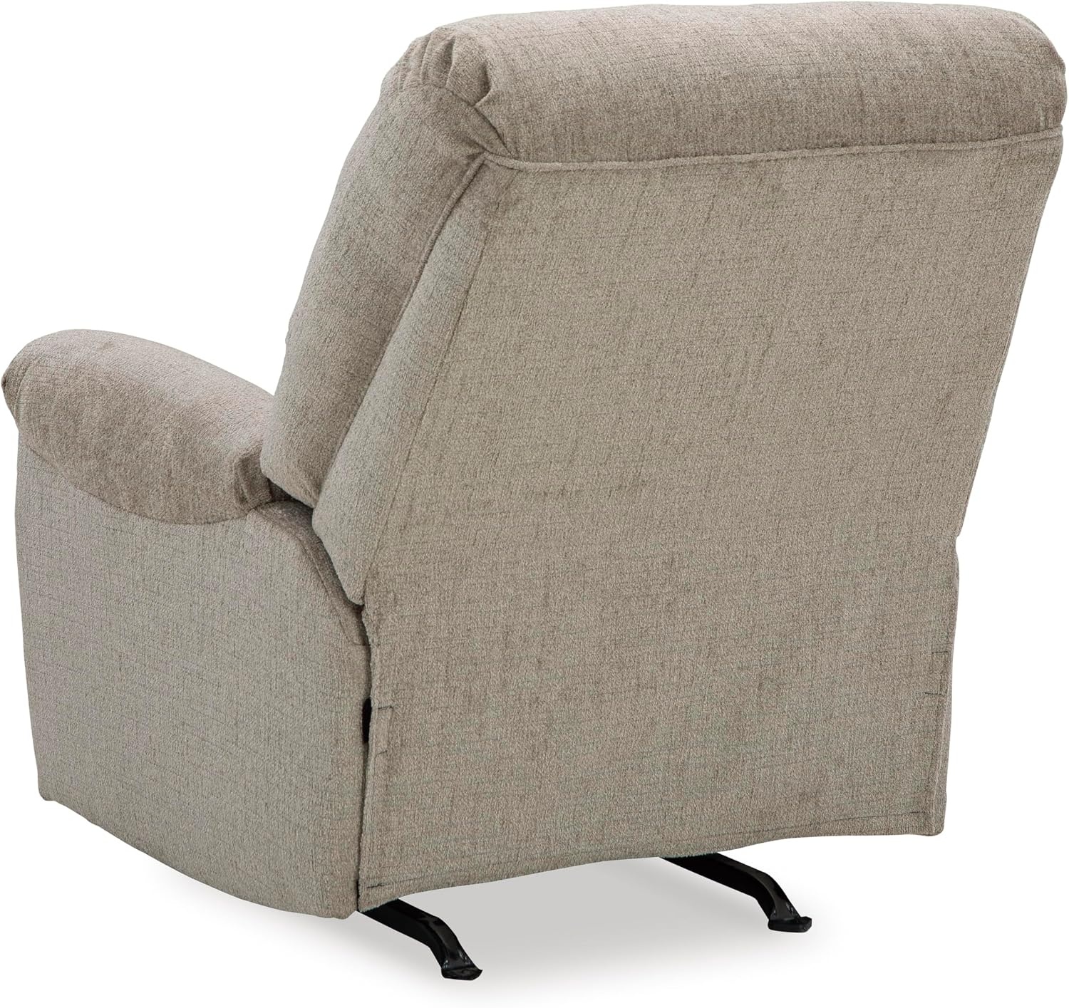 image:imageSignature Design by Ashley Stonemeade Rocker Recliner Chair Manual Pull Motion Polyester Chenille Upholstery Cozy Seating for Living Rooms 33 W Nutmeg BrownTaupe