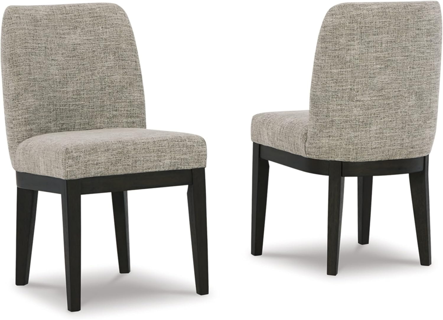 image:imageSignature Design by Ashley Burkhaus Traditional Rectangle Extension Dining Room Table Dark Brown amp Burkhaus Traditional Upholstered Dining Chair Set of 2 Dark Brown