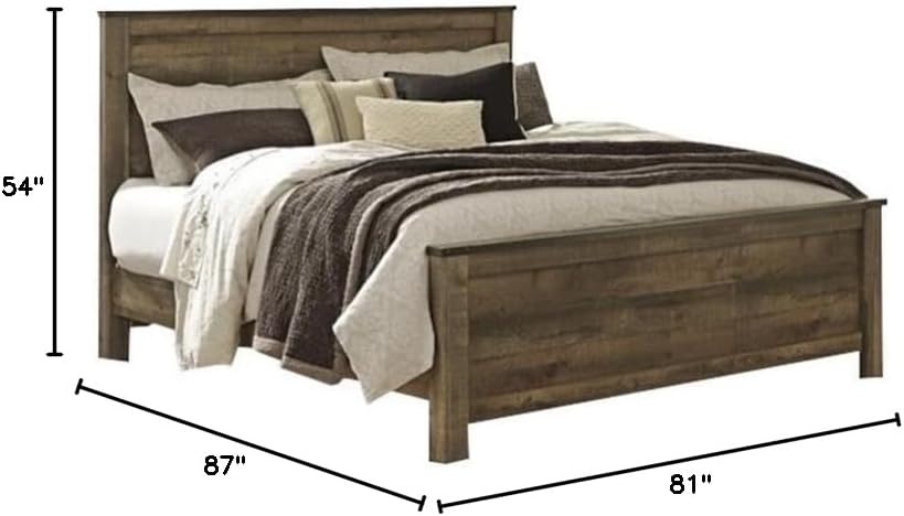 image:imageSignature DESIGN BY ASHLEY Furniture Signature Design Trinell Queen Panel Footboard Component Piece BrownKing