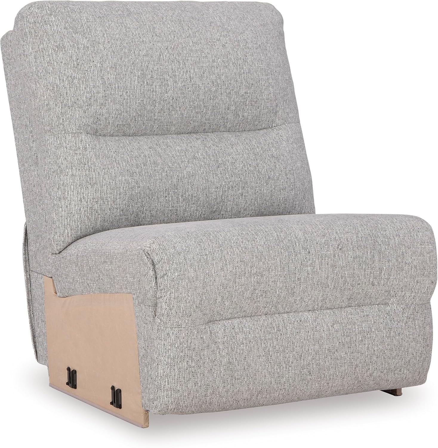image:imageSignature Design by Ashley Acklen Place Power Reclining Sectional Sofa with Chaise Zero Gravity Posture amp Console NextGen Nuvella StainResistant Fabric Ideal for Living Room Lounging Pewter GrayPewter
