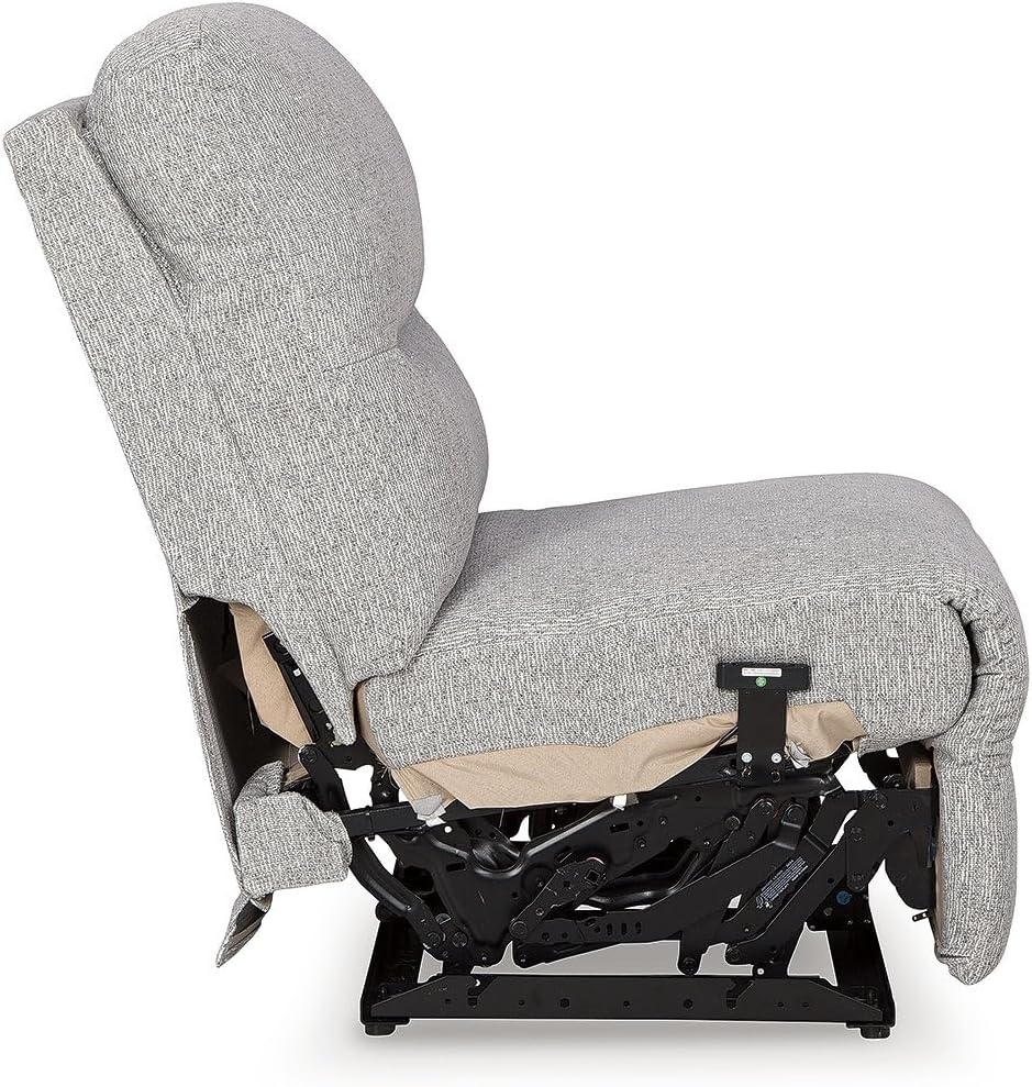 image:imageSignature Design by Ashley Acklen Place Power Reclining Sectional Sofa with Chaise Zero Gravity Posture amp Console NextGen Nuvella StainResistant Fabric Ideal for Living Room Lounging Pewter GrayPewter
