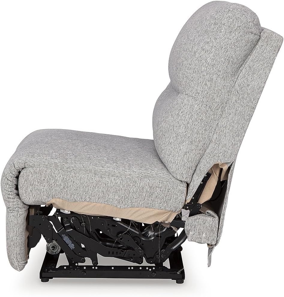 image:imageSignature Design by Ashley Acklen Place Power Reclining Sectional Sofa with Chaise Zero Gravity Posture amp Console NextGen Nuvella StainResistant Fabric Ideal for Living Room Lounging Pewter GrayPewter