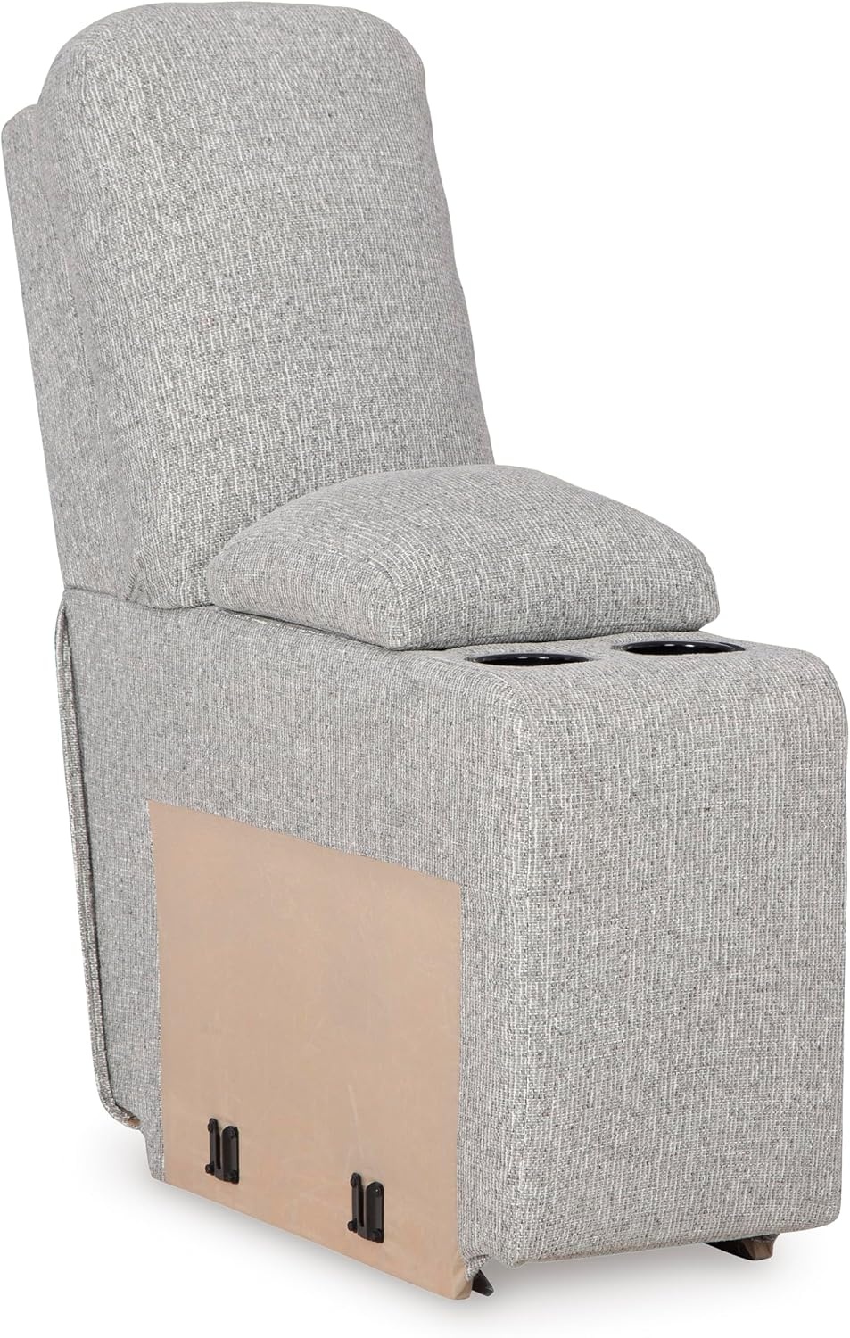 image:imageSignature Design by Ashley Acklen Place Power Reclining Sectional Sofa with Chaise Zero Gravity Posture amp Console NextGen Nuvella StainResistant Fabric Ideal for Living Room Lounging Pewter GrayPewter