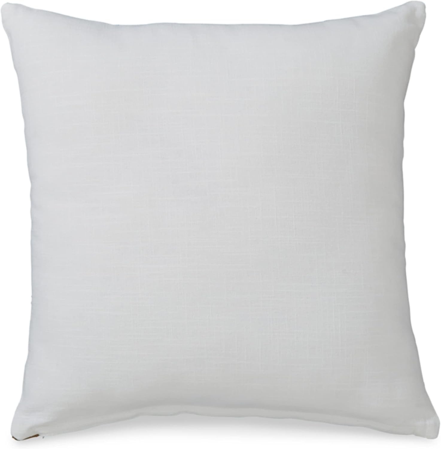 image:imageSignature Design by Ashley Longsum Contemporary Square Cotton Pillow with Embroidered Design 20 x 20 White amp Black
