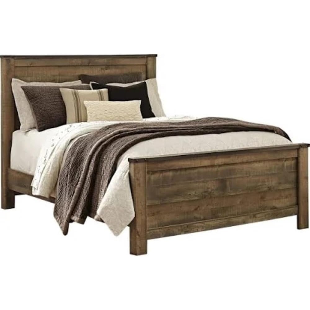 image:imageSignature DESIGN BY ASHLEY Furniture Signature Design Trinell Queen Panel Footboard Component Piece BrownQueen