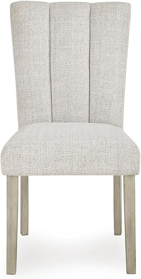 image:imageSignature Design by Ashley Grallegen Contemporary Upholstered Dining Chair Set of 2 Beige