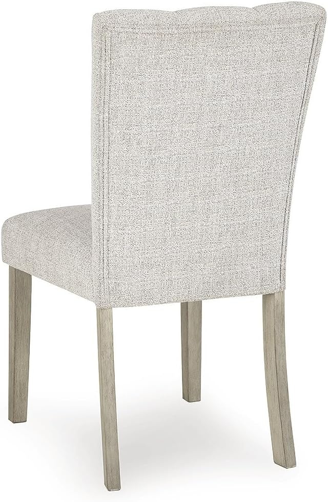 image:imageSignature Design by Ashley Grallegen Contemporary Upholstered Dining Chair Set of 2 Beige