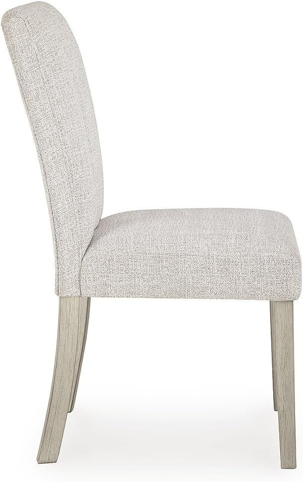 image:imageSignature Design by Ashley Grallegen Contemporary Upholstered Dining Chair Set of 2 Beige