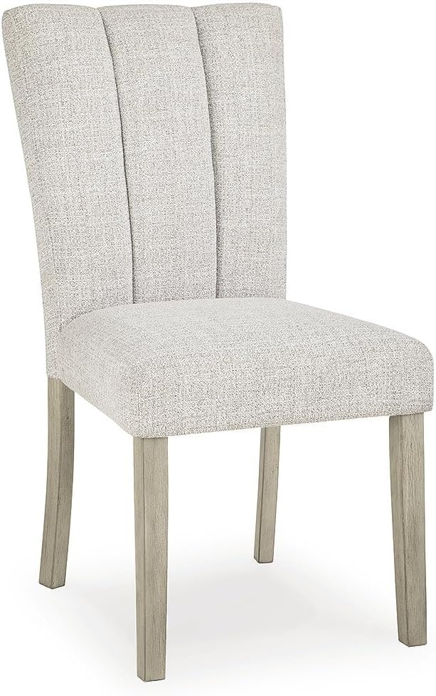image:imageSignature Design by Ashley Grallegen Contemporary Upholstered Dining Chair Set of 2 Beige